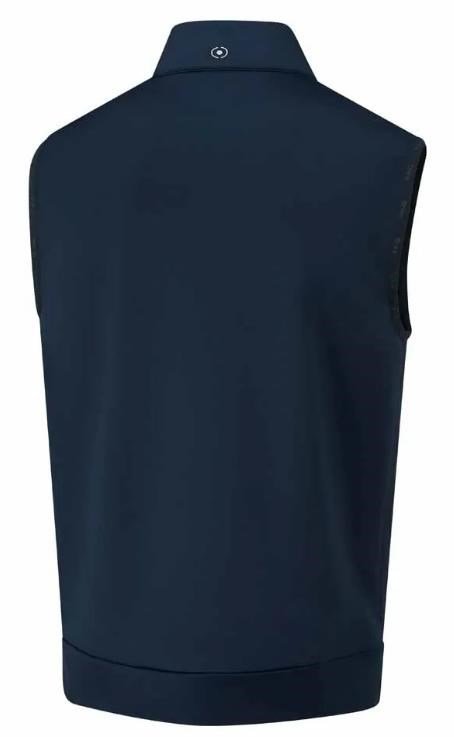 PING Aiden Hybrid fleece gilet homme, bleu marine