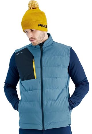 PING Norse Cocoon insulated PrimaLoft® veste sans manches homme, blue fusion/navy