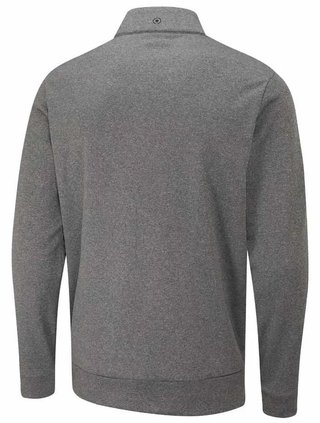 PING Aiden Hybrid fleece veste homme, asphalt marl/noir