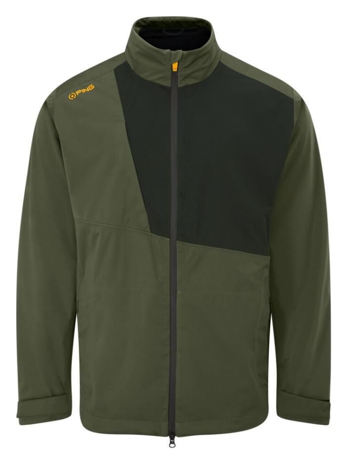PING Impervious Waterproof veste homme, dark olive/black