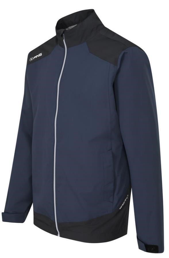 PING AquaDrive Waterproof veste homme, oxford blue/noir