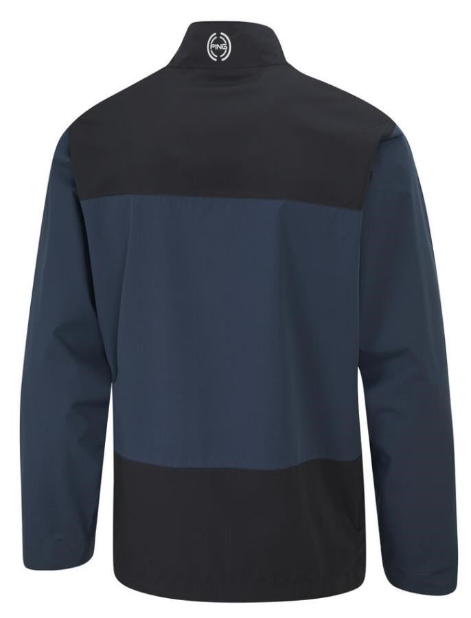 PING AquaDrive Waterproof veste homme, oxford blue/noir