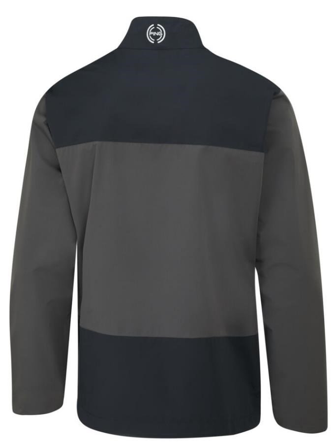 PING AquaDrive veste imperméable homme, asphalte/noir