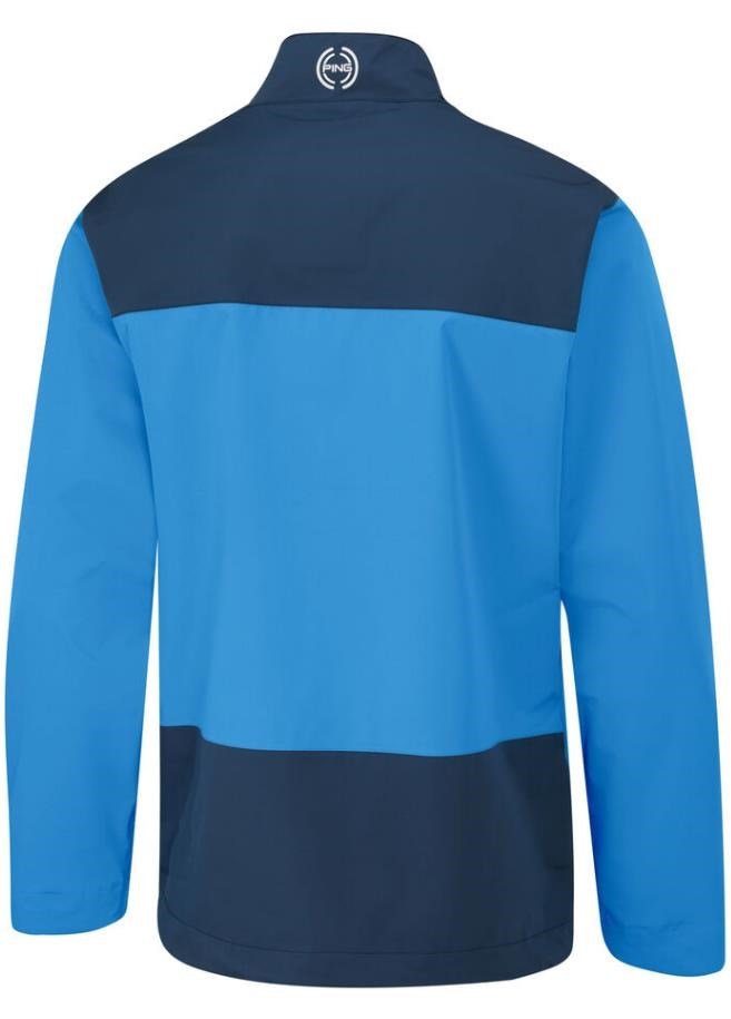 PING AquaDrive veste imperméable homme, brilliant blue/oxford blue