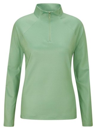 PING Jasmine Printed haut femme à manches longues, eucalyptus multi