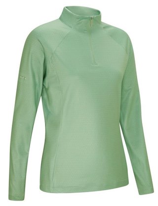 PING Jasmine Printed haut femme à manches longues, eucalyptus multi