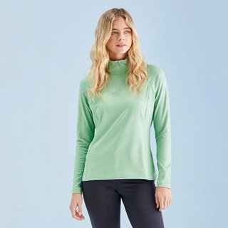 PING Jasmine Printed haut femme à manches longues, eucalyptus multi
