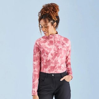 PING Jasmine Printed Long Sleeve top femme, rose multi
