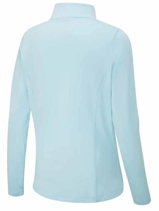 PING Aveline Half Zip sweat à manches longues femme, crystal blue