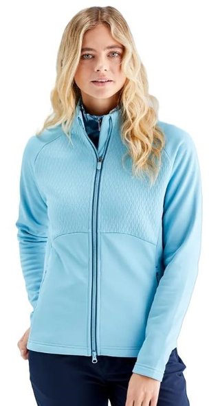 PING Catherine Full Zip Fleece sweat femme, oasis