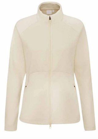 PING Catherine Full Zip Fleece sweat femme, chalk