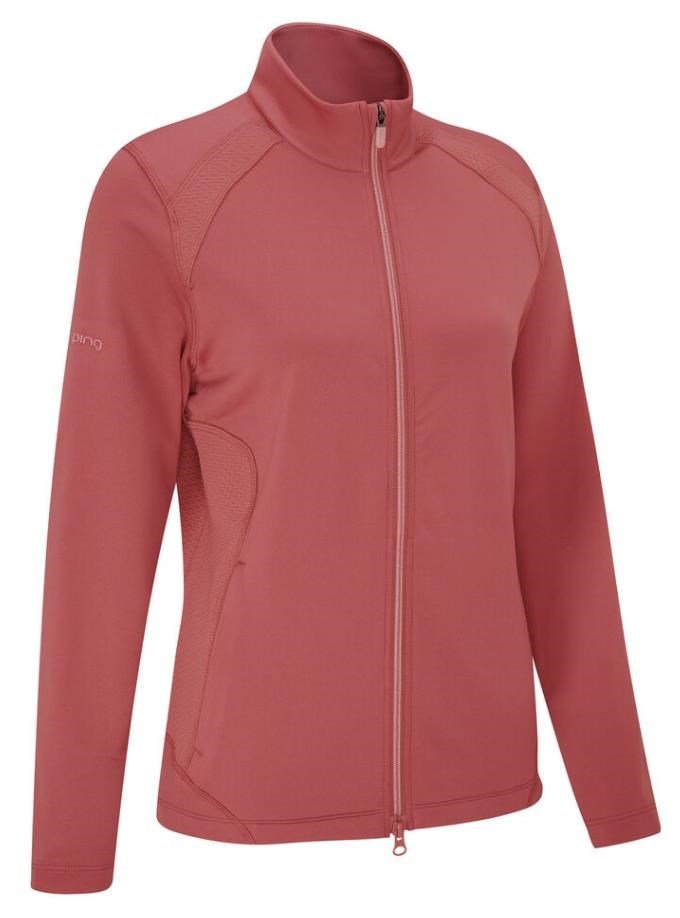 PING Eda Lightweight Full Zip veste femme zippée, rose
