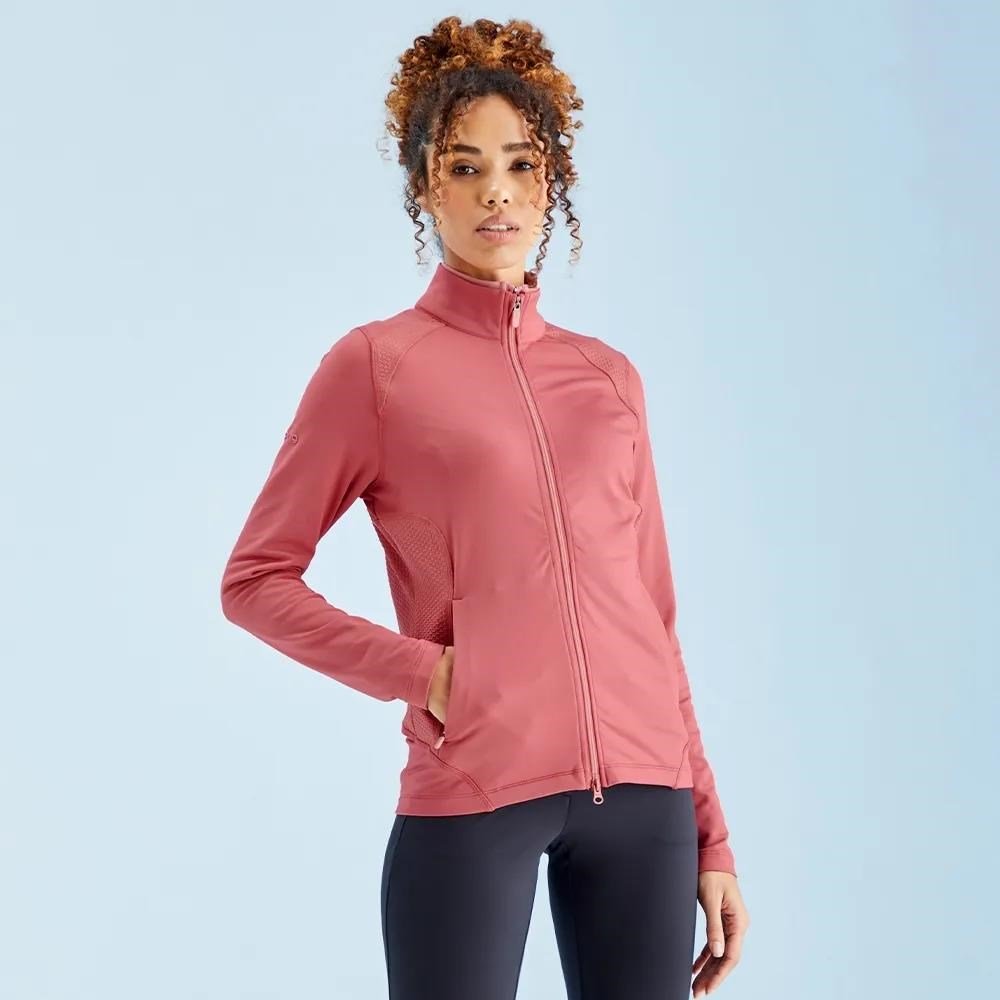 PING Eda Lightweight Full Zip veste femme zippée, rose
