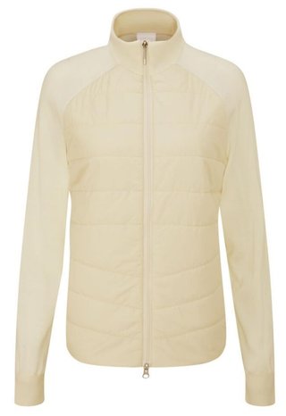 PING Fran Hybrid full-zip veste femme, chalk/egret