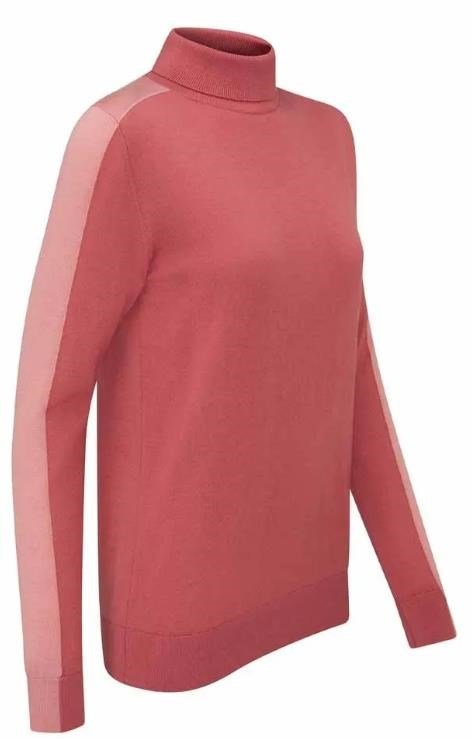 PING Lockett Roll neck pull femme, rose/rose atténué