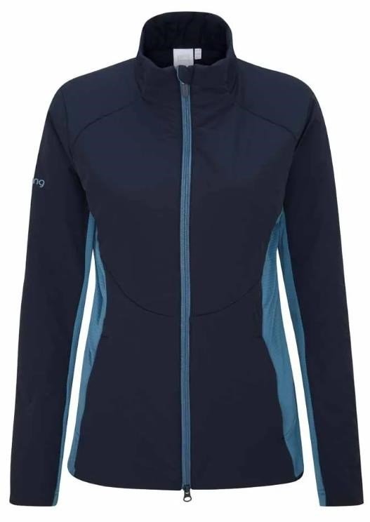 PING Casey insulated hybrid veste femme, navy/blue fusion