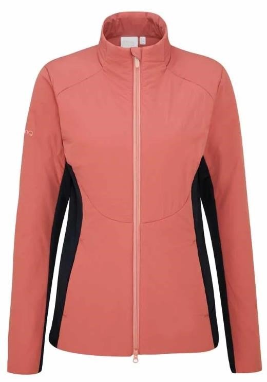 PING Casey insulated hybrid veste femme, rose/marine