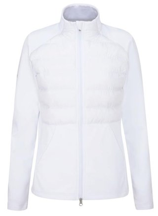 PING Clare Zoned fleece veste femme, blanche