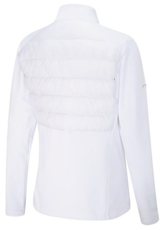PING Clare Zoned fleece veste femme, blanche