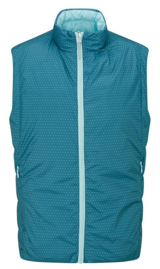 PING Samantha Clo® insulated reversible gilet femme, opal/blue fusion multi