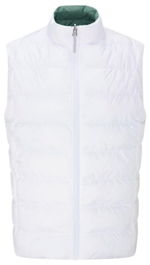 PING Samantha Clo® insulated reversible gilet femme, blanc/eucalyptus multi
