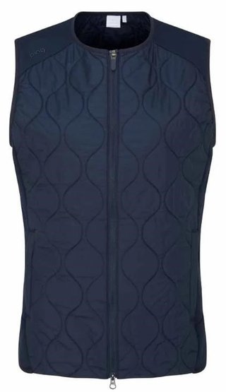 PING Seren insulated collarless gilet femme, marine