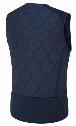 PING Seren insulated collarless gilet femme, marine