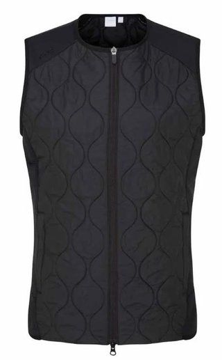 PING Seren insulated collarless gilet femme, noir