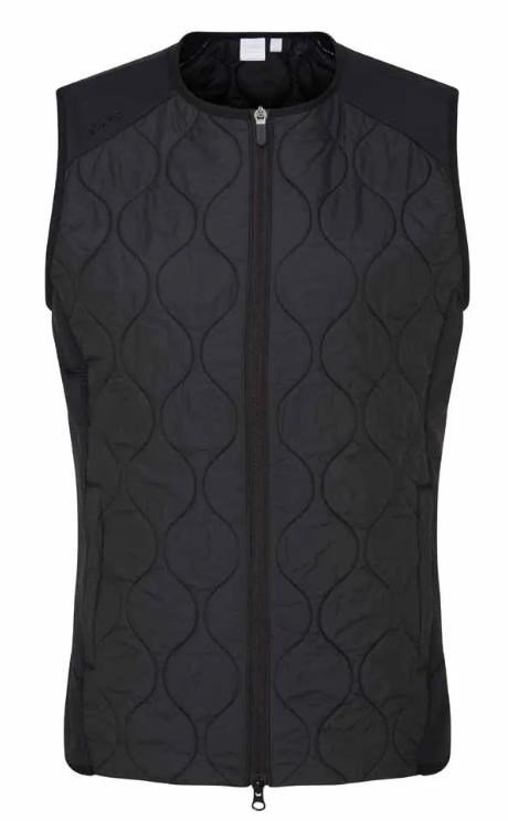 PING Seren insulated collarless gilet femme, noir