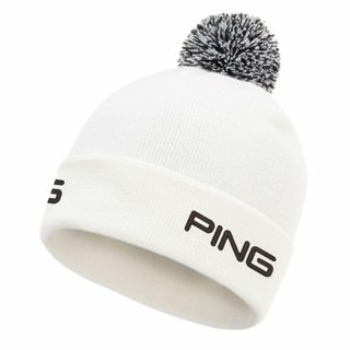 PING Cresting Knit bonnet d'hiver homme, blanc