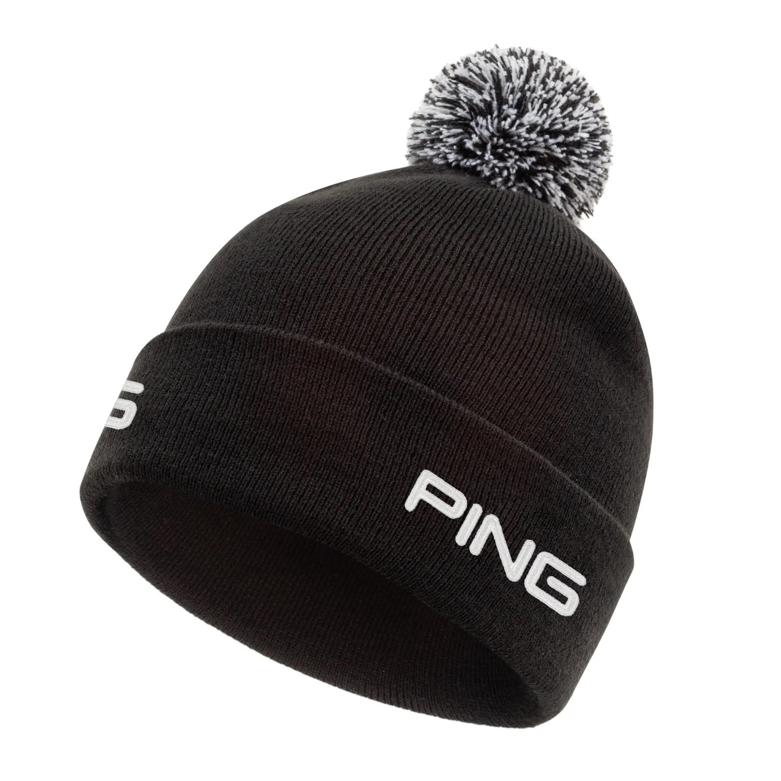 PING Cresting Knit bonnet d'hiver homme, noir