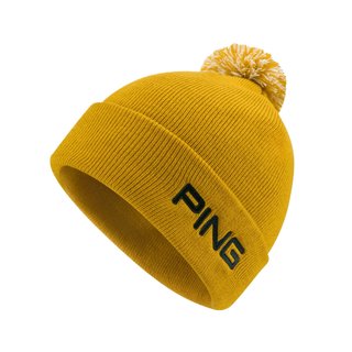 PING Cresting Knit bonnet d'hiver homme, sulphur