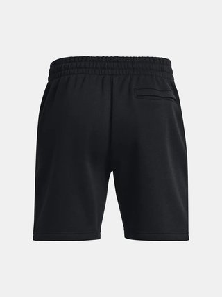 Under Armour Essential Fleece short homme, noir/blanc