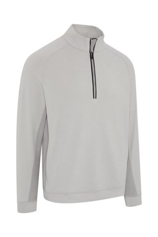 Callaway Brushed Rib 1/4 Zip sweatshirt homme, concrete