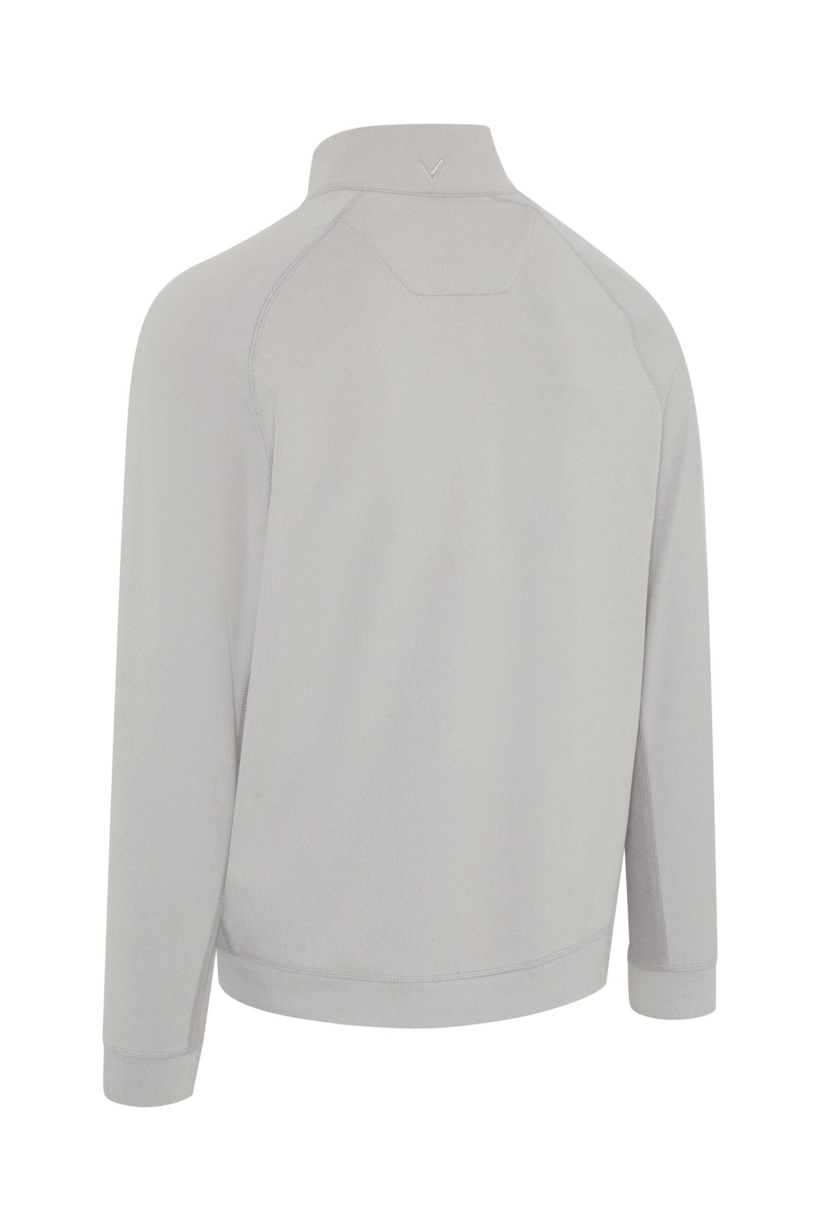 Callaway Brushed Rib 1/4 Zip sweatshirt homme, concrete