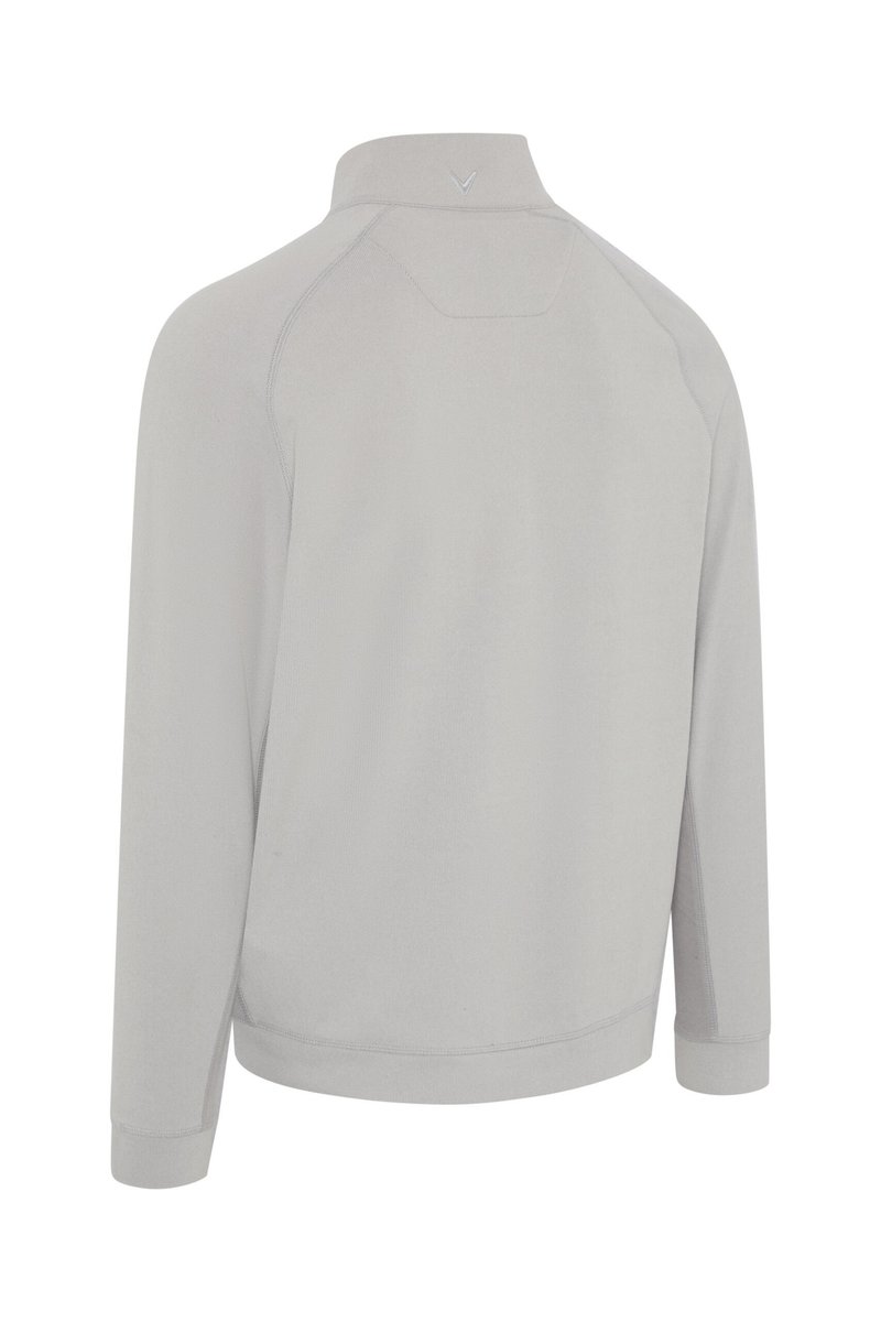 Callaway Brushed Rib 1/4 Zip sweatshirt homme, concrete