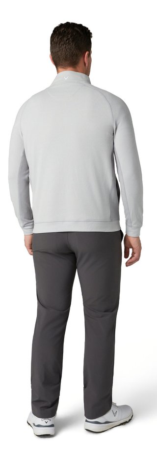 Callaway Brushed Rib 1/4 Zip sweatshirt homme, concrete