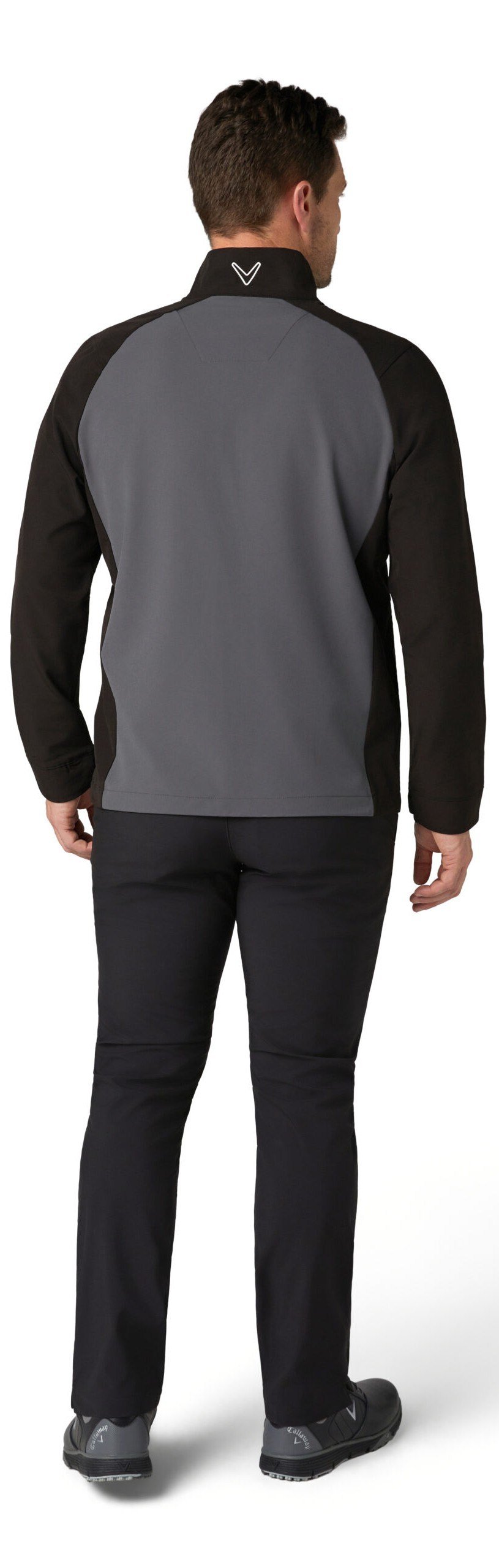 Callaway 1/2 Zip Wind veste coupe-vent homme, caviar