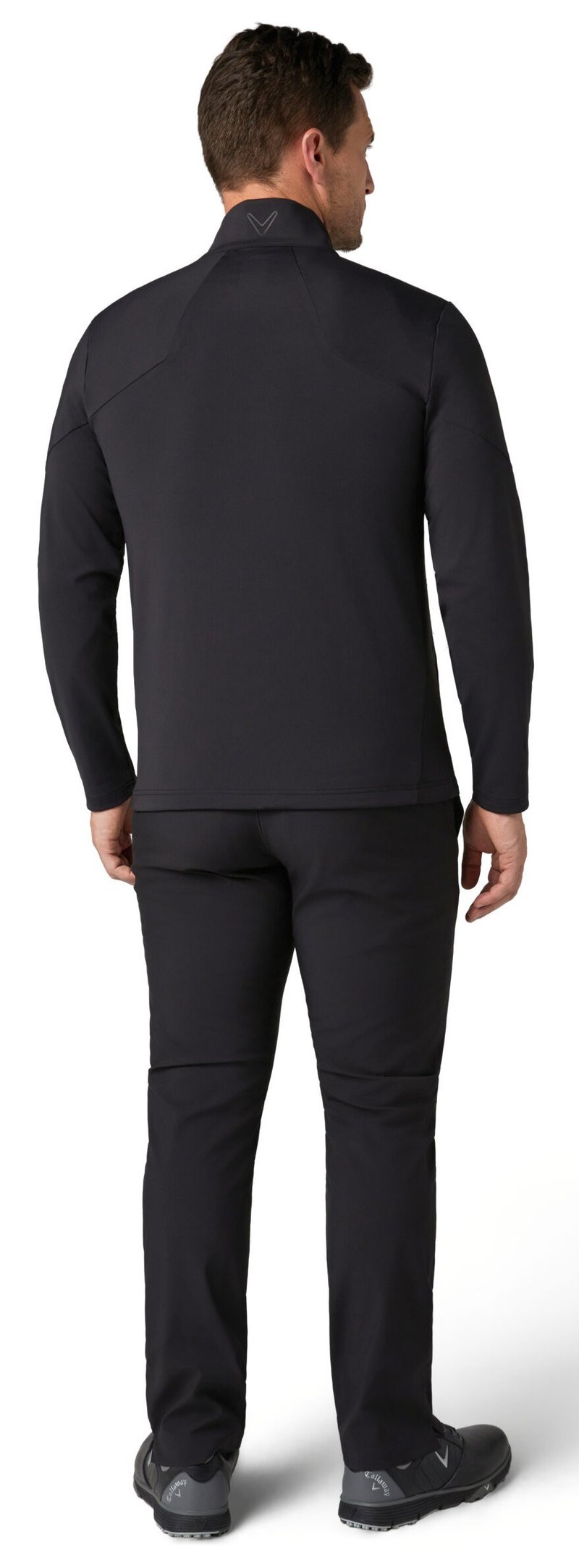 Callaway Mixed Media Full Zip veste homme, caviar
