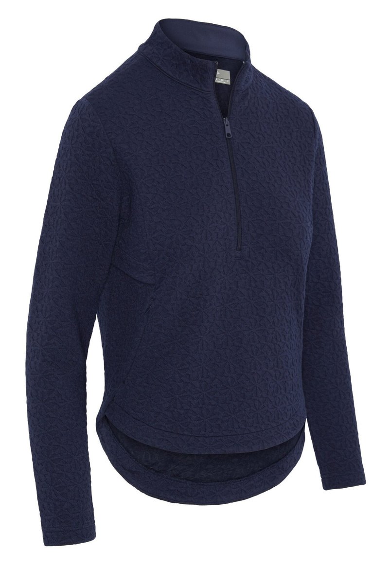 Callaway 1/2 Zip Quilted Knit sweatshirt femme, peacoat