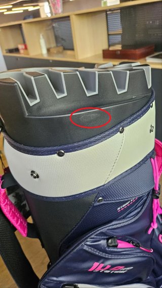 Big Max Dri Lite Silencio 2 Organizer cart bag, steel blue/argent/fuchsia