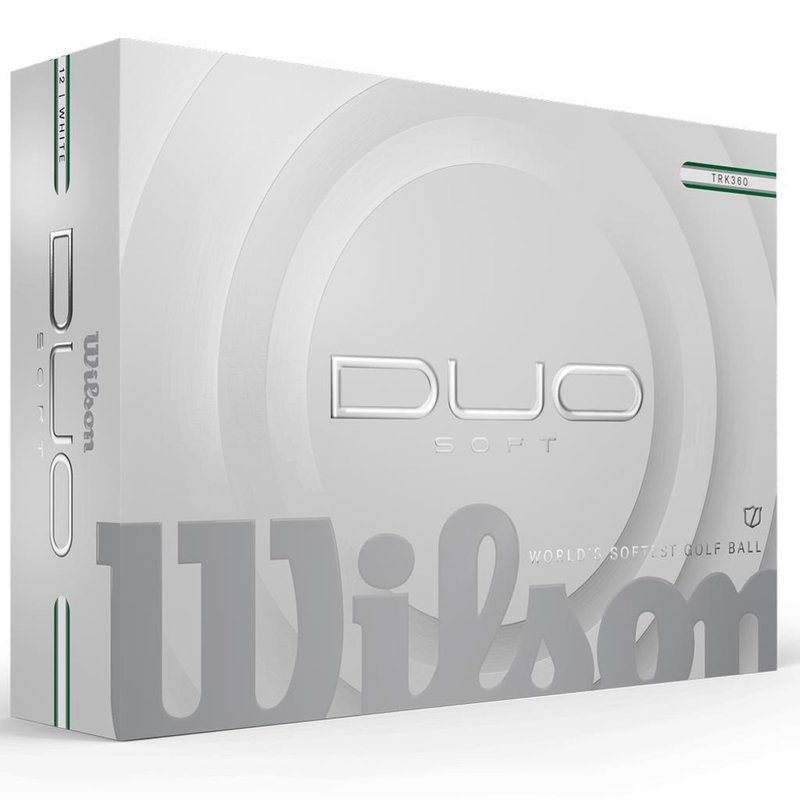 Wilson Duo Soft TRK360 balles de golf 2025 (12 balles)