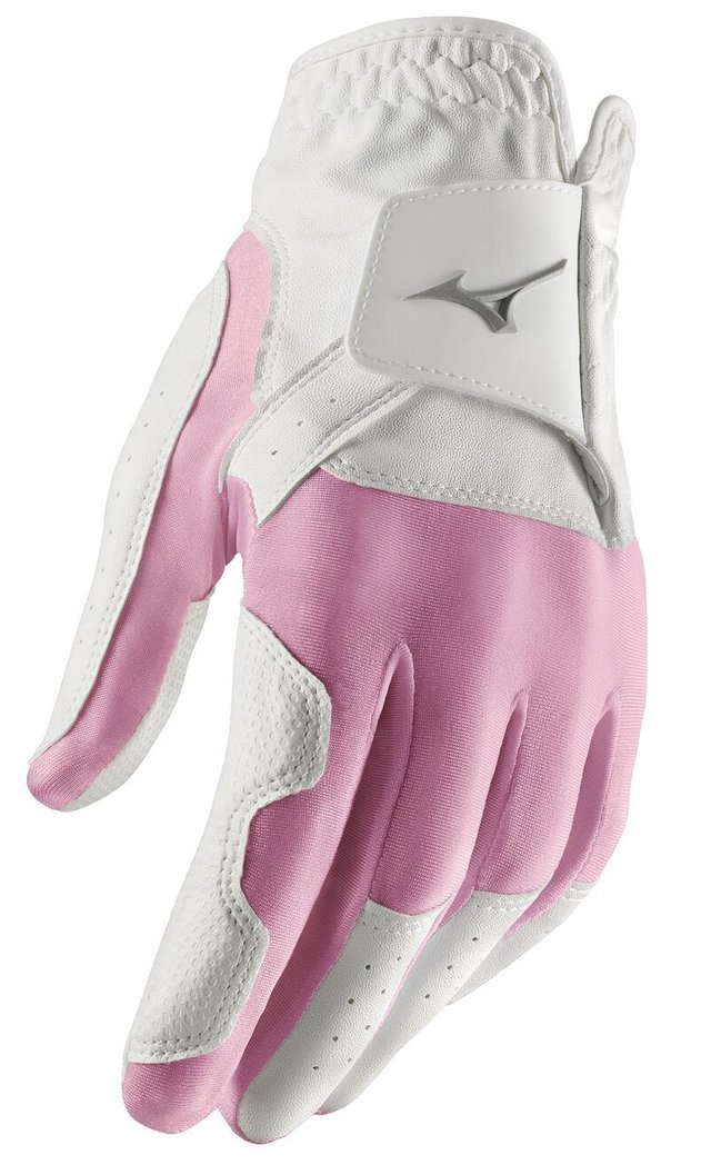 Gant de golf femme blanc et rose