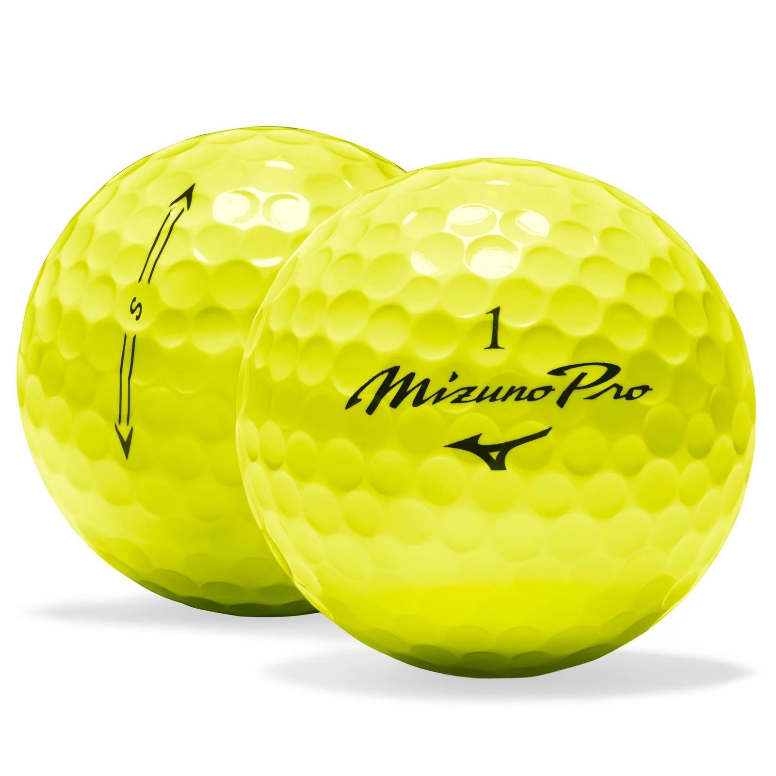 Mizuno Pro S balles de golf, jaunes