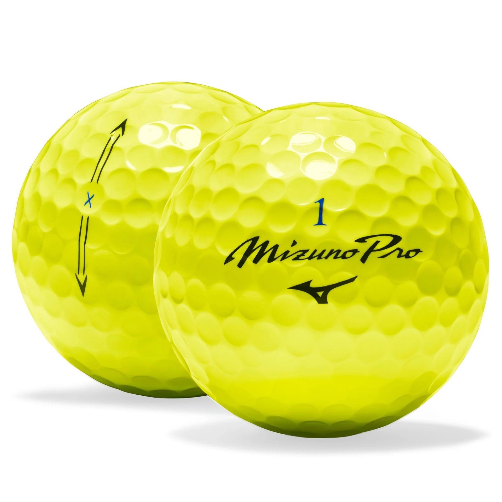 Mizuno Pro X balles de golf, jaunes
