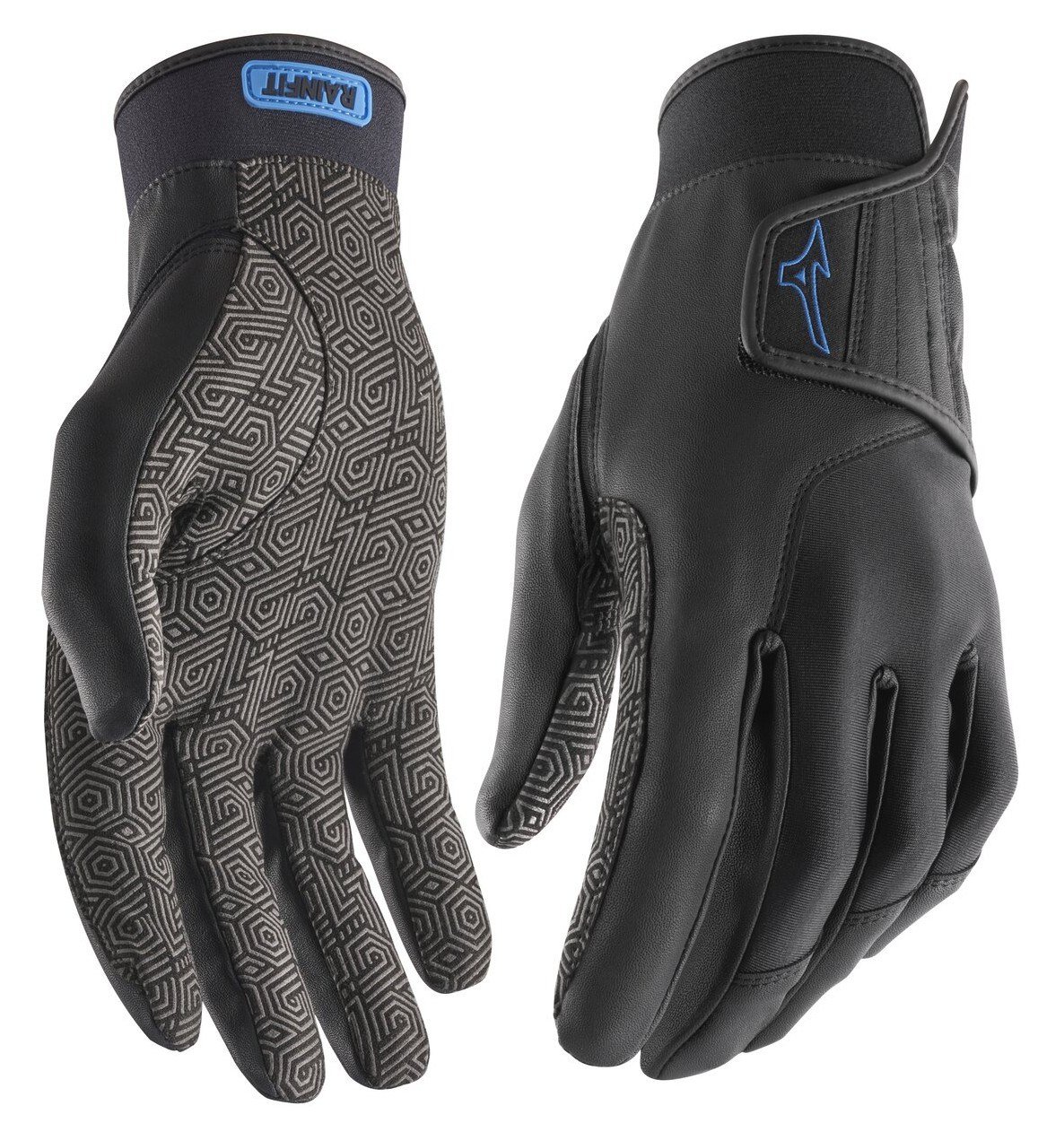 Mizuno Rainfit gants de golf homme paire, noir