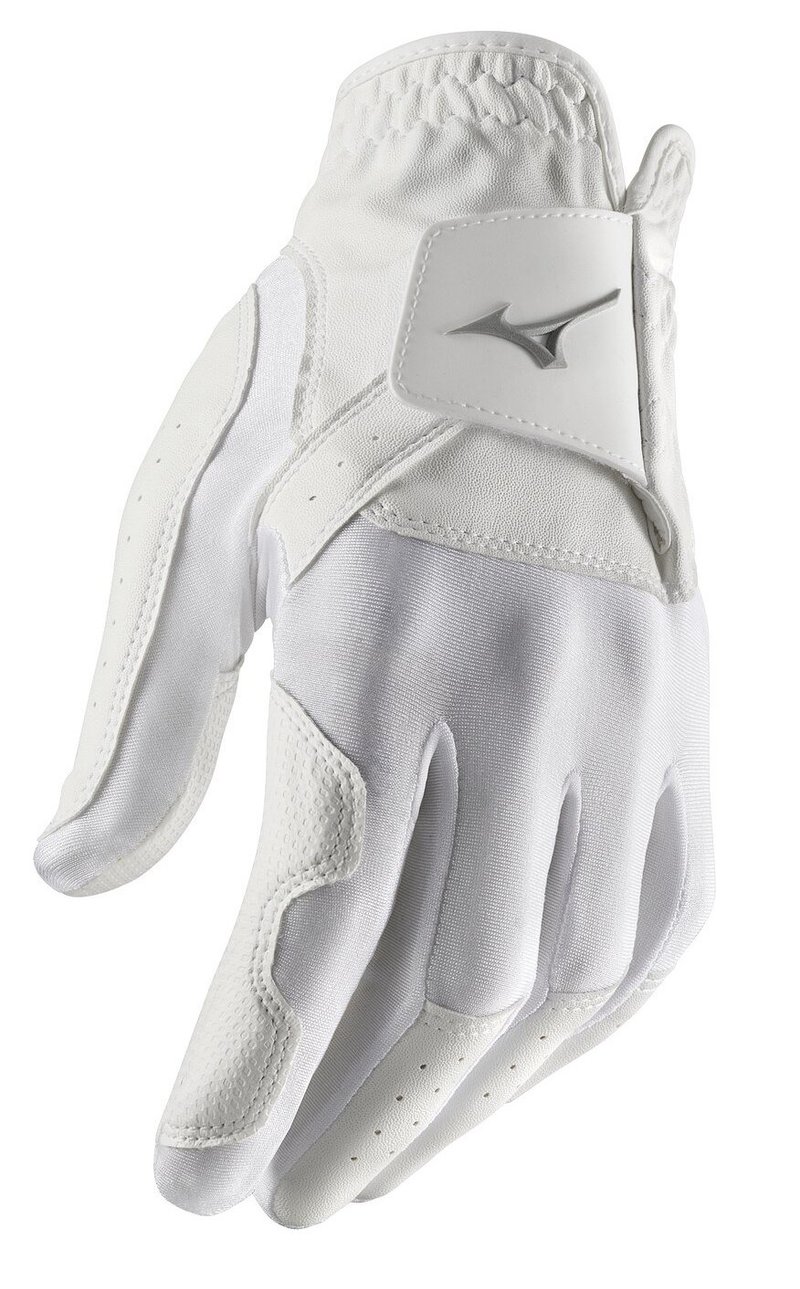 Mizuno Stretch gant de golf homme, blanc