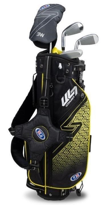 U.S. Kids Golf UL7-42 (107cm) W25 set de golf junior, graphite, + sac trépied, noir/jaune