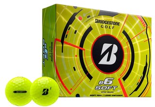 Bridgestone e6 Soft balles de golf 2025, jaunes