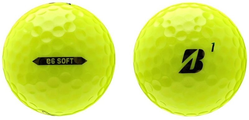 Bridgestone e6 Soft balles de golf 2025, jaunes